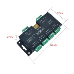 Amplificador de Sinal para Led Rgb DIgital SP901E