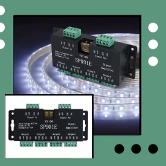 Amplificador de Sinal para Led Rgb DIgital SP901E