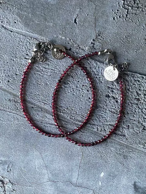 Pulseira Granada 2mm