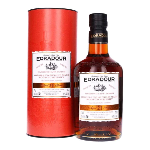 Whisky Edradour 21 Anos Oloroso Cask Strength 700ml