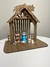 Presépio Biscuit com Casinha em MDF - comprar online