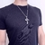 Imagen de Collar con dije colgante Cruz Serpiente Venomous Cross