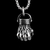 Collar con dije colgante iron fist - comprar online