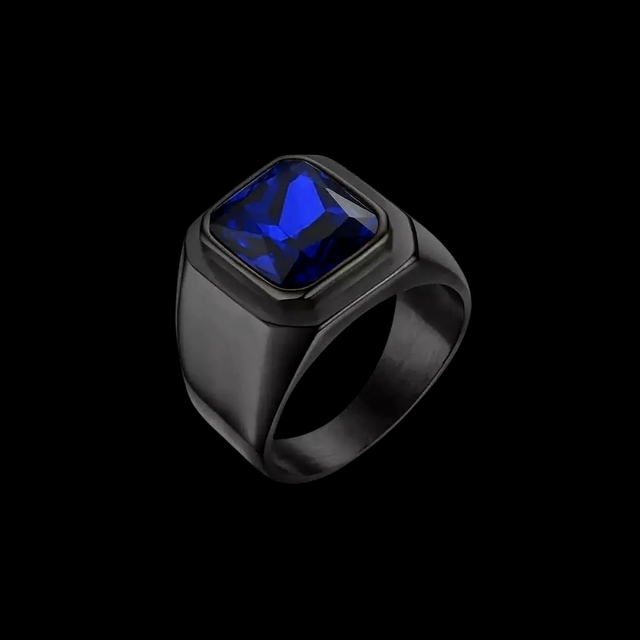 Anillo Space Stone Piedra Azul Infinity Stones thumbnail 2