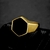 Anillo Hexagono Dorado - Poppe