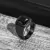 Anillo Piedra Negra Black Widow - Poppe