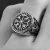 Anillo Vikingo Compás de Odin y Hacha labrado - comprar online