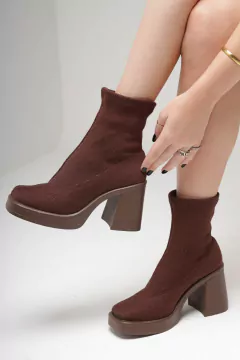 Bota Meia Cloe Chocolate
