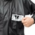 Capa de chuva preta impermeável com gola e bolso Pantaneiro - MOTOFORTE