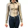 Body Mavolle Haras Strass Cinza Platino BS013.22
