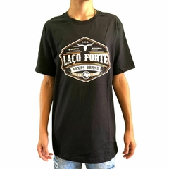 Camisa Masculina Laço Forte Preta LC292