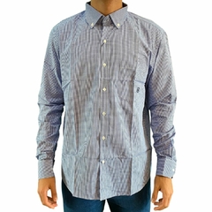 Camisa Masculina TXC ML Classic Xadrez Azul 2577L