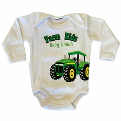Body Baby Ranch ML Trator Branco 0501 B064