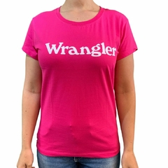 T-shirt Feminina Wrangler Rosa Básica WF5502