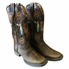 Bota Texana Feminina Goyazes BQ Dallas Tabaco 203260-CF
