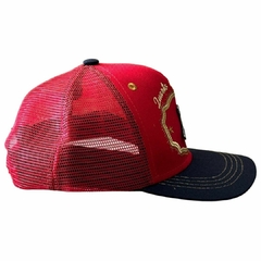 Boné Infantil Authentic Country Quarto De Milha Bota Vermelho/Azul Marinho BN223 - comprar online