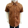 Camisa Infantil Laço Forte MC Xadrez Laranja/Preto 171013.26