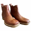 Bota Texana Mexicana BQ/CC Florão Chocolate 07-203.50