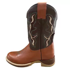 Bota Texana Mexicana Botas Bico Redondo Chocolate/Castanho 01-147.1 - comprar online