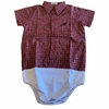 Body Baby Ranch MC Xadrez Vemelho/Preto B026