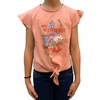 T-shirt Infantil Tassa Girls M/C Comfort Rosa 4899