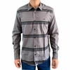 Camisa Masculina MX72 Fit ML Cambraia Chumbo 22044.3