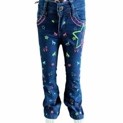Calça Infantil Tassa Girls Boot Cut Dark Wash 4652