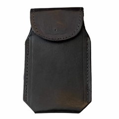 Bainha Para Celular Couro Lisa Preto BT09.1