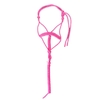 Cabresto KG Sete Nós C/ Macramê Snack Pink CB16
