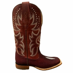 Bota Texana Feminina Goyazes Arraia Olho Vinho/Dallas Pinhao 243203-ACR - comprar online