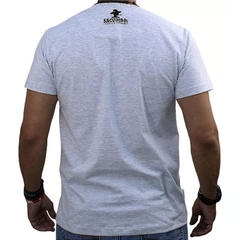 Camiseta Masculina Sacudido's Bandeira Logo Mescla CM384 na internet