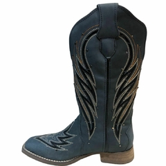 Bota Country Helazza Western Boots Cinza 60624 - Barcelos Country