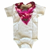 Body Baby Ranch MC Branco Bandana Rosa B103