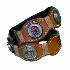Cinto Couro Infantil Mangalarga Marchador Balaiado Havana 002.1 - comprar online