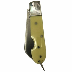 Canivete Cabo Acrilico Terra Boa Inox G Amarelo C036 - comprar online