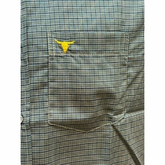 Camisa Masculina Laço Forte ML Slim Xadrez Azul/Amarelo/Preto 3161.19 - comprar online