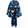 Poncho Azul Foguete/ Lua/ Estrela PC208
