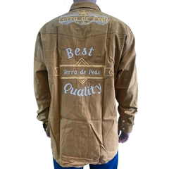 Camisa Masculina Terra De Peão ML Best Quality Mostarda 40084.50.5 - Barcelos Country
