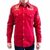 Camisa Masculina Terra De Peão ML American BR Vermelho 40083.50.9