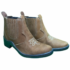 Botina Feminina Montana Nobuck Florão Ferrugem 505
