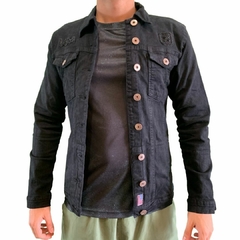 Jaqueta Masculina TXC Custom ML Bordada Preta 7127