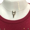 Choker EL Fio De Nilon Espora/Ferradura Ouro Velho CH121.3