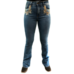 Calça Feminina Tassa Boot Cut Medium SKY 5158.1