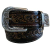 Cinto Couro Mangalarga Marchador 1 Charroa Floral CT28 - comprar online