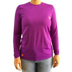 Camisa Solar Protectin Mavolle Roxo/Laranja CM046.15