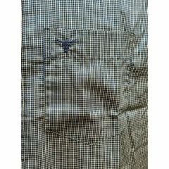 Camisa Masculina Laço Forte MC Slim Xadrez Azul/Preto/Amarelo/Branco 9205.15 - comprar online