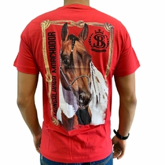 Camiseta Masculina Super Bulls Mangalarga Marchador Pampa Vermelha SB60.1