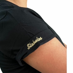 T-shirt Feminina Stabulos Coração Preta STB164 - comprar online