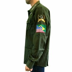 Camisa Masculina Terra De Peão ML Águia Verde Militar 40077.50.6 - comprar online