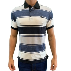 Polo Masculina Terra De Peão Azul/Branco 50006.51.19
